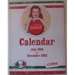   Coles Coca   Cola Calendar July 2011 to December 2012