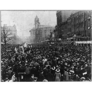  Suffragette parade,Washington,DC,March 3,1913,Crowd