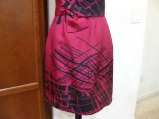 NEW$388 Kate Spade new york Printed knot bow silk Sleeveless Dress us 
