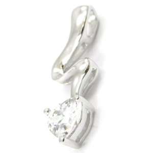  Pendant silver Câlin white. Jewelry