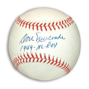  Don Newcombe Autographed Baseball with 1949 NL ROY 