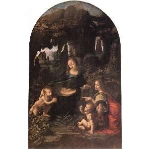   name Virgin of the Rocks, By Leonardo da Vinci