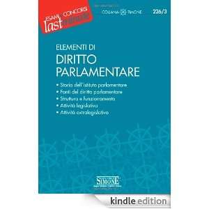 Elementi di diritto parlamentare (Il timone) (Italian Edition)  