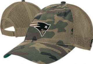  New England Patriots Camouflage Mesh Slouch Hat Clothing