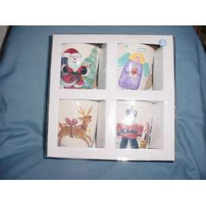  Set of 4 Holiday Mugs by Tabletops Unlimited Everything 