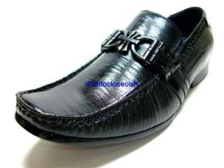 ALDO Mens Black Dress Casual Designer Shoes Loafers  