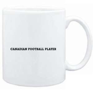  Mug White  Canadian Football Player SIMPLE / BASIC 