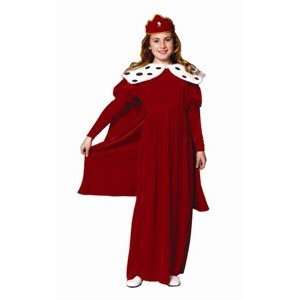  Royal Queen w/ Cape   Red Velvet Costume Toys & Games