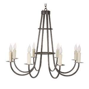  Cedarvale Chandelier 8 Arm w/ Candle Drip Cover
