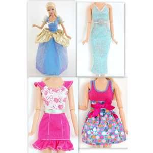  4 Item Bundle Ball Gowns Outfits Dresses Made to Fit the 