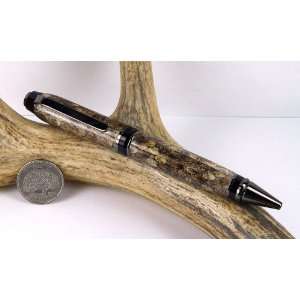  Diamondback Rattlesnake Cigar Pen With a Black Titanium 