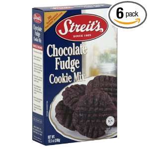Streits Chocolate FudgeCookie Mix 10.50 Ounce (Pack of 6)  