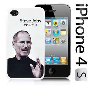 Steve Jobs Design Protective Plastic Back Cover Case for iPhone 4S 4 