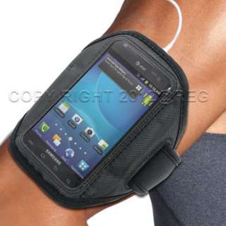 PREMIUM BLACK RUNNING SPORTS GYM ARMBAND CASE COVER FOR SAMSUNG GALAXY 