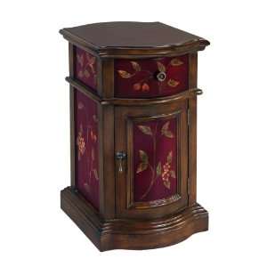 Coast to Coast 94043 One Drawer One Door Cabinet in an Adamsvile Red 