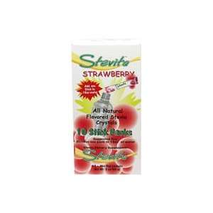 Stevita Strawberry Flavored Stick Packs 2 oz Strawberry Packs