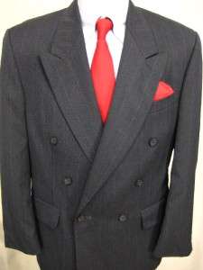 Mens Stafford double breasted sport coat blazer 40S ( C13 11)  