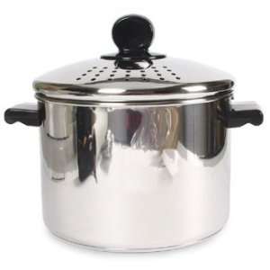   Classic Stainless Stock Pot with Strainer Lid 8 Qt.