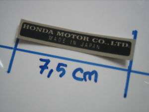 Repro Sticker Decal Emblems HONDA MOTOR CO ., LTD.  