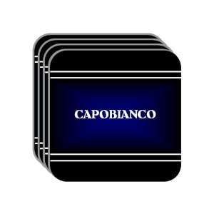  Personal Name Gift   CAPOBIANCO Set of 4 Mini Mousepad 