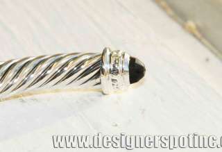   5mm Diamond Cable Faceted Black Onyx Bracelet 925 plus Gift Box  