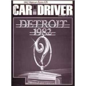    1982 MERCURY LYNX GS Car Driver Magazine Article Automotive
