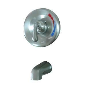   Shower Faucet Pressure Balanced w/Temperature Limit Stop Satin Nickel