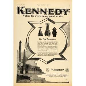  1924 Ad Kennedy Valves Power Plant Fire Hydrants Elmira 