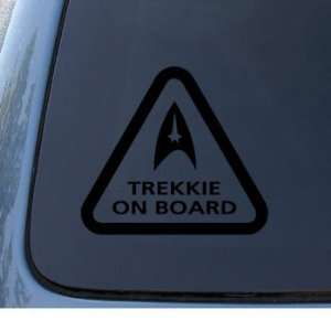  TREKKIE ON BOARD   Star Trek   Car, Truck, Notebook, Vinyl 