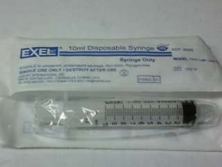 Syringe Sterile No Needle 10ml Luer Lock Pack of 5 EX26265 5PK  