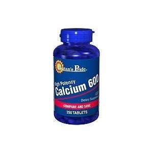  Calcium Carbonate 600 mg 600 mg 250 Caplets Health 