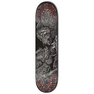 Antihero Skateboards Cardiel Woodcut Glow Skateboard  