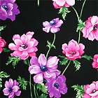 PINK AND PURPLE FLORAL STUNNING FABRIC 6 YDS AVAILABLE