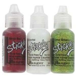 Stickles Glitter Glue Set 3pc Festive (Pack of 3)