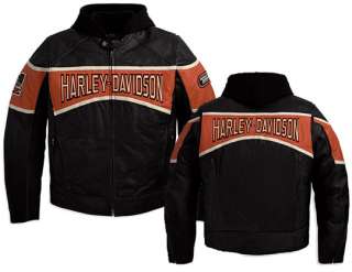 NWT Harley Davidson Mens Motor 3 in 1 Leather Jacket 98018 10vm   2XL 