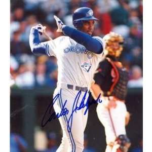 Carlos Delgado Autographed Picture   Toronto Blue Jays8x10
