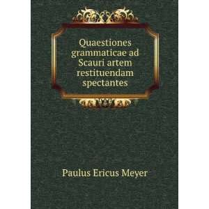   artem restituendam spectantes Paulus Ericus Meyer  Books
