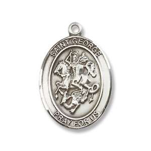   with 18 Sterling Chain Patron Saint of Boy Scouts & Soldiers Jewelry