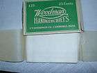 Vintage Woodman Handkerchiefs Cambridge Mass 25 Cents Box