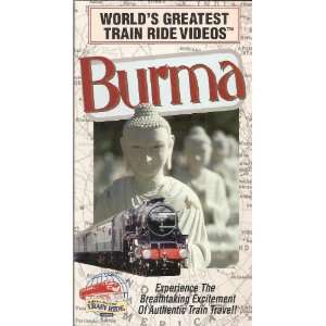  Worlds Greatest Train Ride Videos BURMA (VHS 