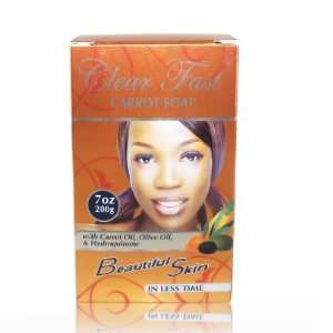  Clear Fast Skin Lightening Carrot Soap with Hydroquinone 