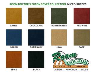 Full Size Twill Futon Cover   You Choose the Color  