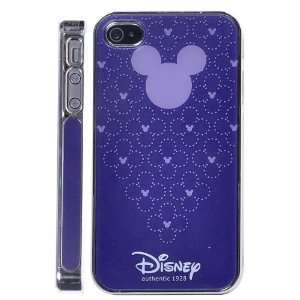  Purple Lovely Cartoon Mouse Head Hard Case for iPhone 4S 