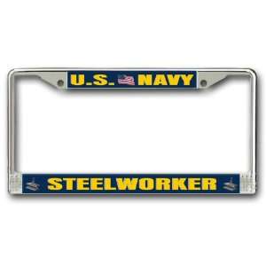  US Navy Steelworker License Plate Frame 