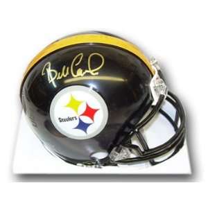  Bill Cowher Signed Mini Helmet Pittsburgh Steelers NFL 
