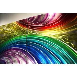  Rainbow Art, Metal Wall Sculpture, Designed by Wilmos 