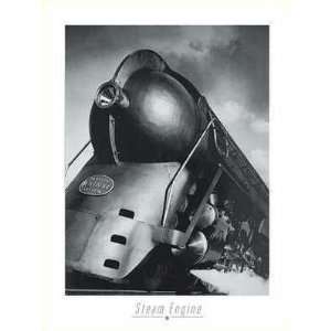 Steam Engine 1940 Poster Print