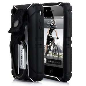 Opt Outdoor Sports Silicone Armor Case For iPhone 4 and 4S BLACK/WHITE