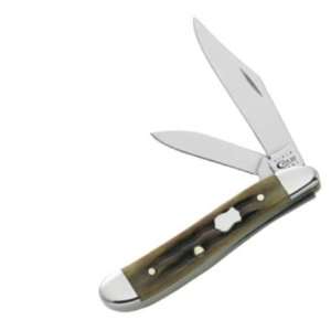  Case Knives 25802 Peanut Pocket Knife with Antique Bone 