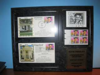 Elvis Presley 1993 First Day of Issue Stamp Ltd Plaque  